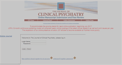 Desktop Screenshot of jclinpsych.allentrack.net