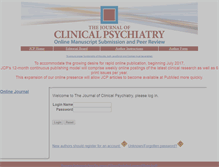 Tablet Screenshot of jclinpsych.allentrack.net